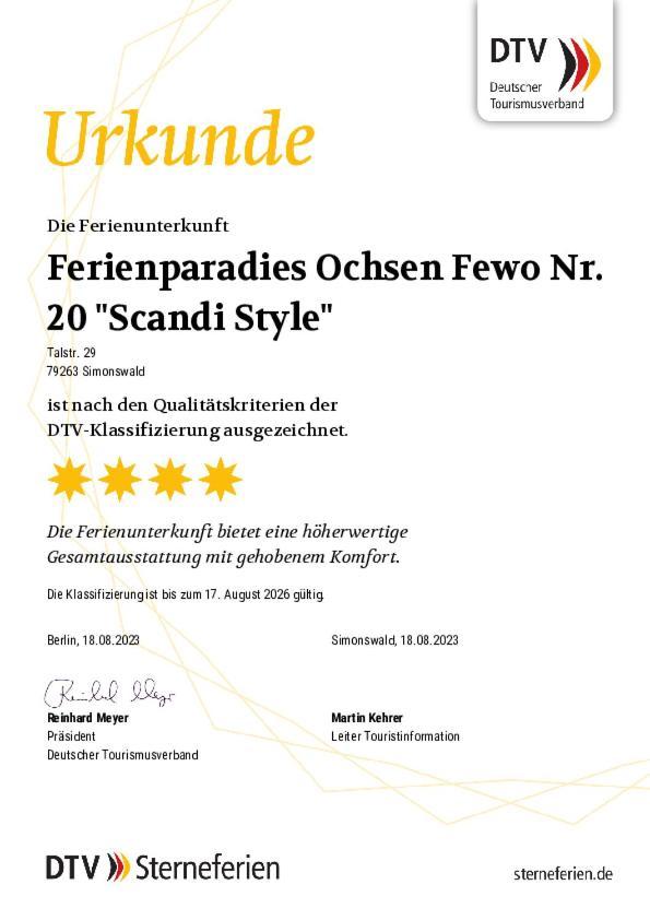 דירות סימונסבאל Moderne 3 Zi.-Fewo Scandi Style 70 Qm Naehe Freiburg מראה חיצוני תמונה